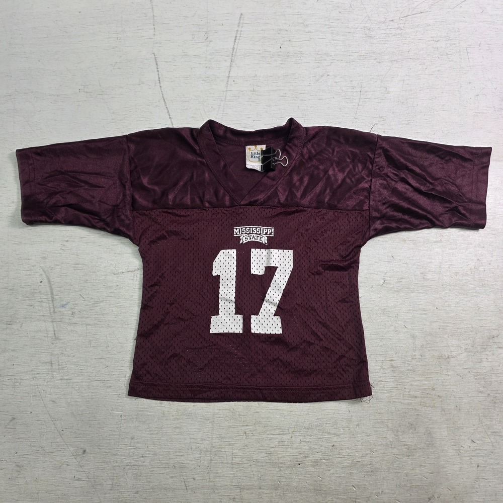 Mississippi State Bulldogs Football Jersey Maroon NCAA LK Boys Toddlers Sz 3T